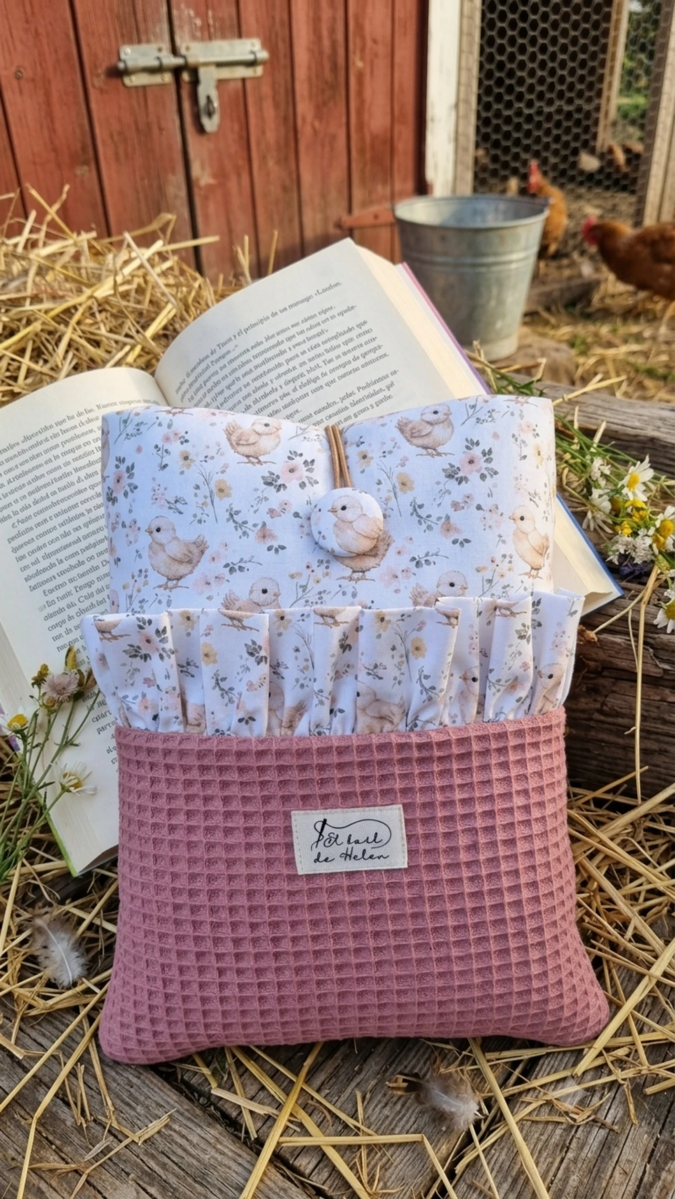 Célula para livro acolchoada feita à mão – photo 7